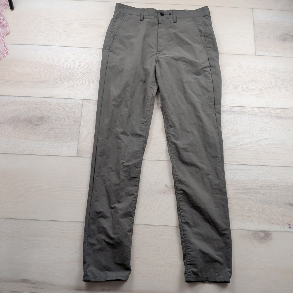 Rag & Bone Fit 2 Slim Mens Pants 31 Olive Green Nylon Cotton Chino Trousers